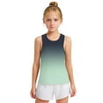 thumbnail image 1 of piuwrlz Summer Sports Sleeveles Vest Baby Girls Boys Quick Dry Tank Tops Fashionable Round Neck Pullover Green Size 10 Years, 1 of 6