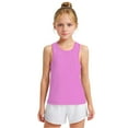 thumbnail image 1 of piuwrlz Summer Sports Sleeveles Vest Baby Girls Boys Quick Dry Tank Tops Fashionable Round Neck Pullover Hot Pink Size 4 Years, 1 of 6