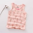thumbnail image 1 of piuwrlz Summer Sports Sleeveles Vest Baby Girls Boys Quick Dry Tank Tops Fashionable Round Neck Pullover Pink Size 1 Year, 1 of 8