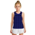 thumbnail image 1 of piuwrlz Summer Sports Sleeveles Vest Baby Girls Boys Quick Dry Tank Tops Fashionable Round Neck Stripe Pullover Blue Size 6 Years, 1 of 6