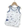 thumbnail image 1 of piuwrlz Summer Sports Sleeveles Vest Baby Girls Boys Quick Dry Tank Tops Loose Round Neck Pullover Multicolor Size 13 Years, 1 of 4