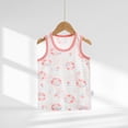 thumbnail image 1 of piuwrlz Summer Sleeveles Wide-StrapTank Tops Kids Girls Boys Lightweight Sports Vest New Round Neck Pullover White Size 5 Years, 1 of 3