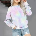 thumbnail image 1 of piuwrlz Sweaters for Girls Printed Hoodie Long Sleeves Without a Hat Sweater Multicolor Size 5-6 Years, 1 of 5