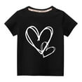 thumbnail image 1 of Piuwrlz T-Shirt Boy/Girls Short Sleeve Printed Top Black Size 5 Years, 1 of 4