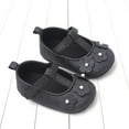 thumbnail image 1 of piuwrlz Toddler Girls Ballets Flat Dress Shoes Comfortable Princess Shoes Comfortable Soft Antiskid Soft Sole Babys Shoe Black Size 6-8 Months, 1 of 5
