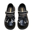 thumbnail image 1 of piuwrlz Toddler Sneakers for Girls New Bow Knot High Heels Black Size 30, 1 of 9