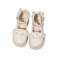 thumbnail image 1 of piuwrlz Toddler Sneakers for Girls New Princess Shoes High Heels Beige Size 35, 1 of 9