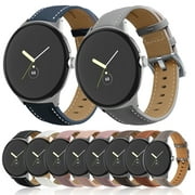 pixel watch Leather watch strap for Google pixel watch first layer leather watch strap