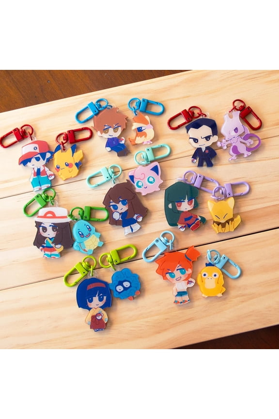 pkmn | gen 1 pair up charms (1 keychain)