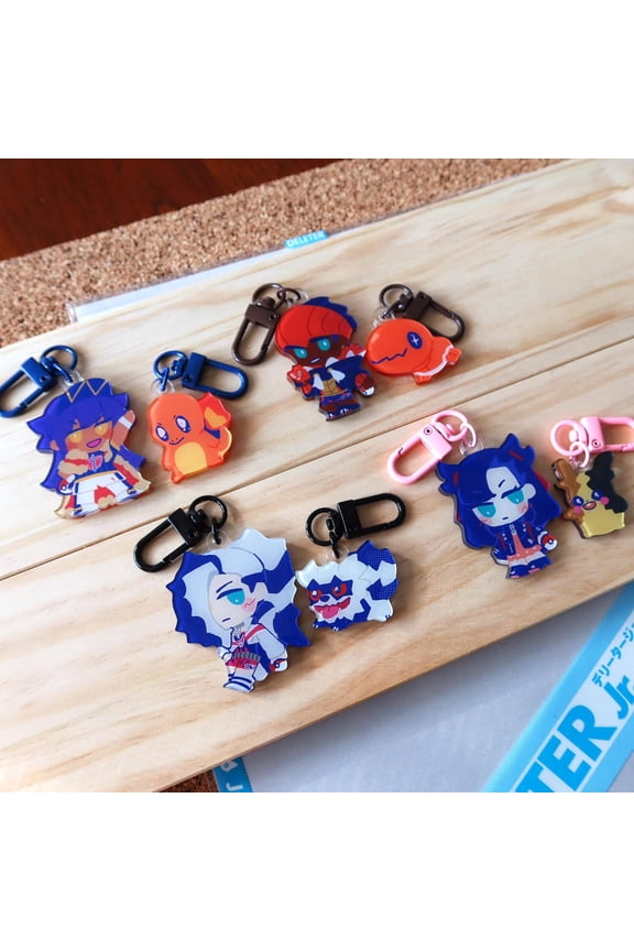 pkmn | gen 8 pair up charms (1 keychain)