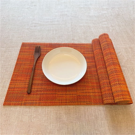 placemat Chinese Zen Tea Table Mat With Braided Color Cord Heat-Resistant Non-Slip Placemat