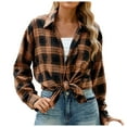 thumbnail image 1 of plaid shirts for women, 1 of 9