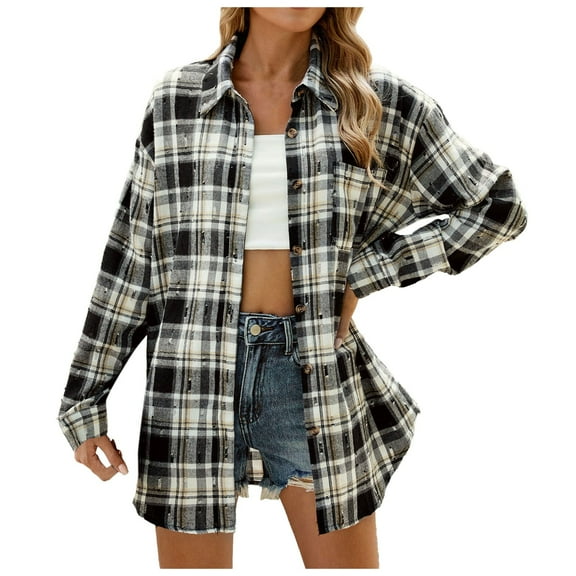 plaid shirts for women