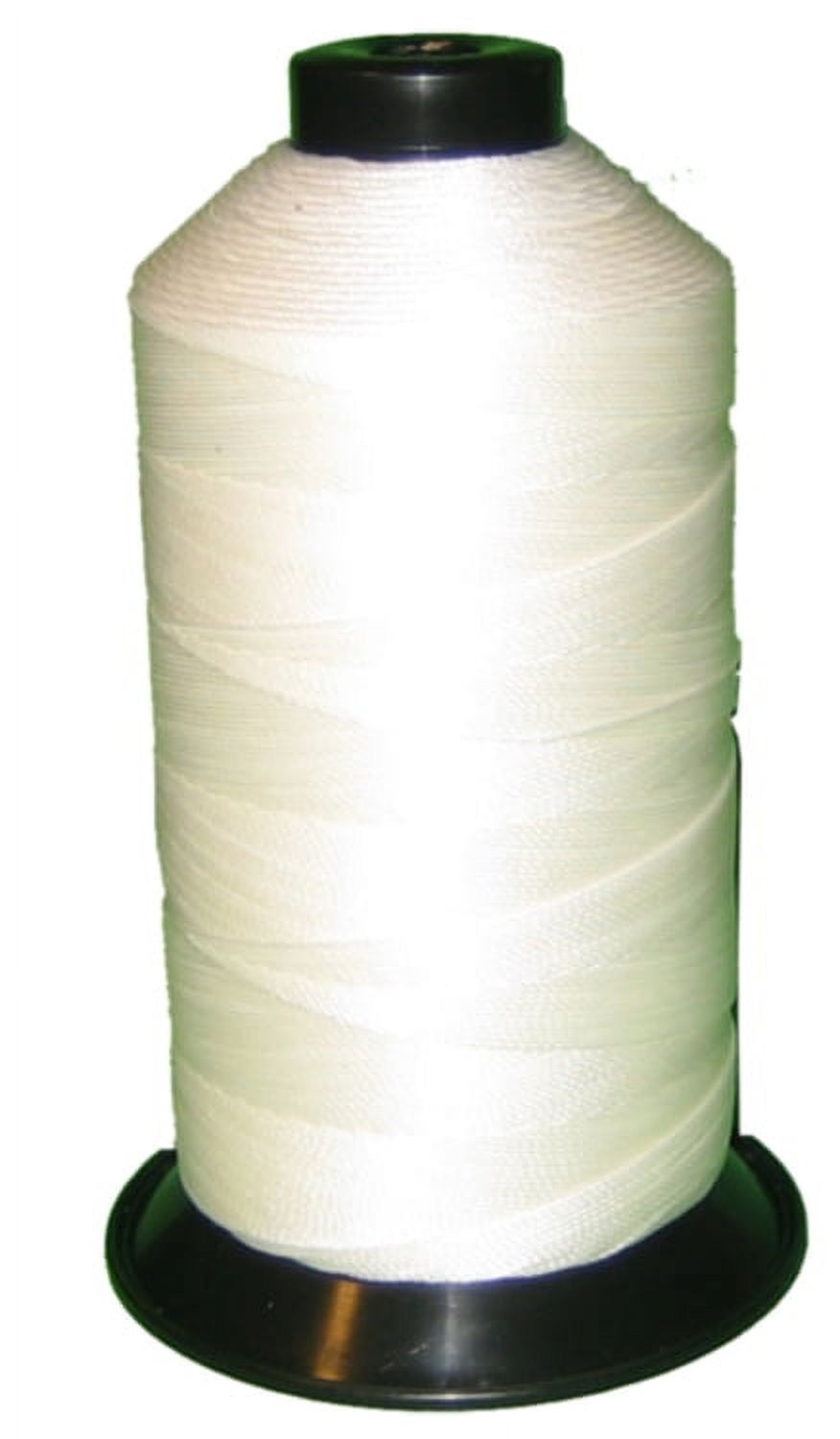 plain White Bonded Nylon Sewing Thread T270 #277 800 Yard for Outdoor ...