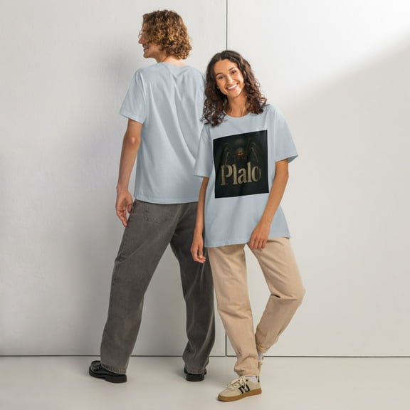 plalo t-shirt (Light Washed Denim, 3XL)