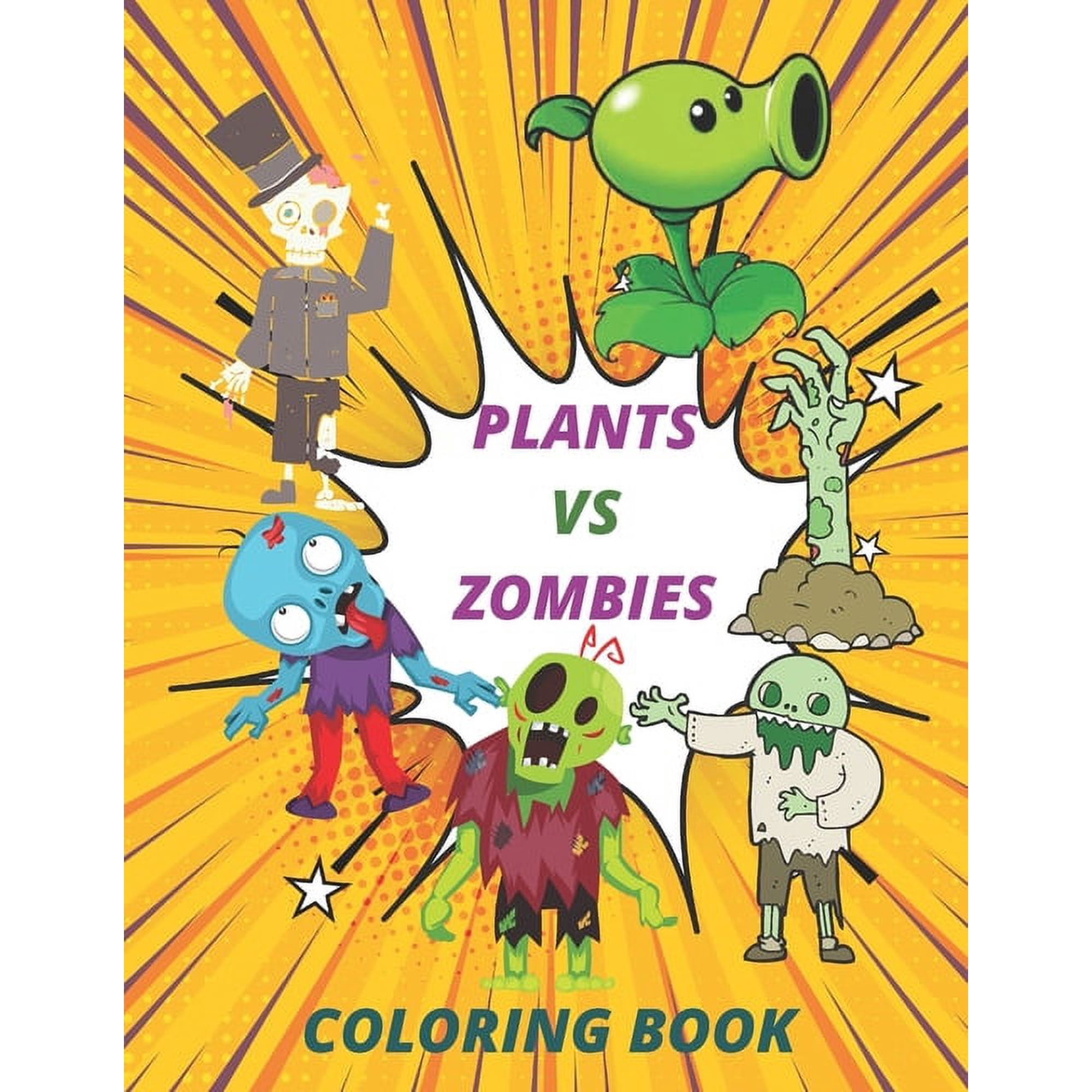 Plants Vs Zombies Coloring Pages For Kids