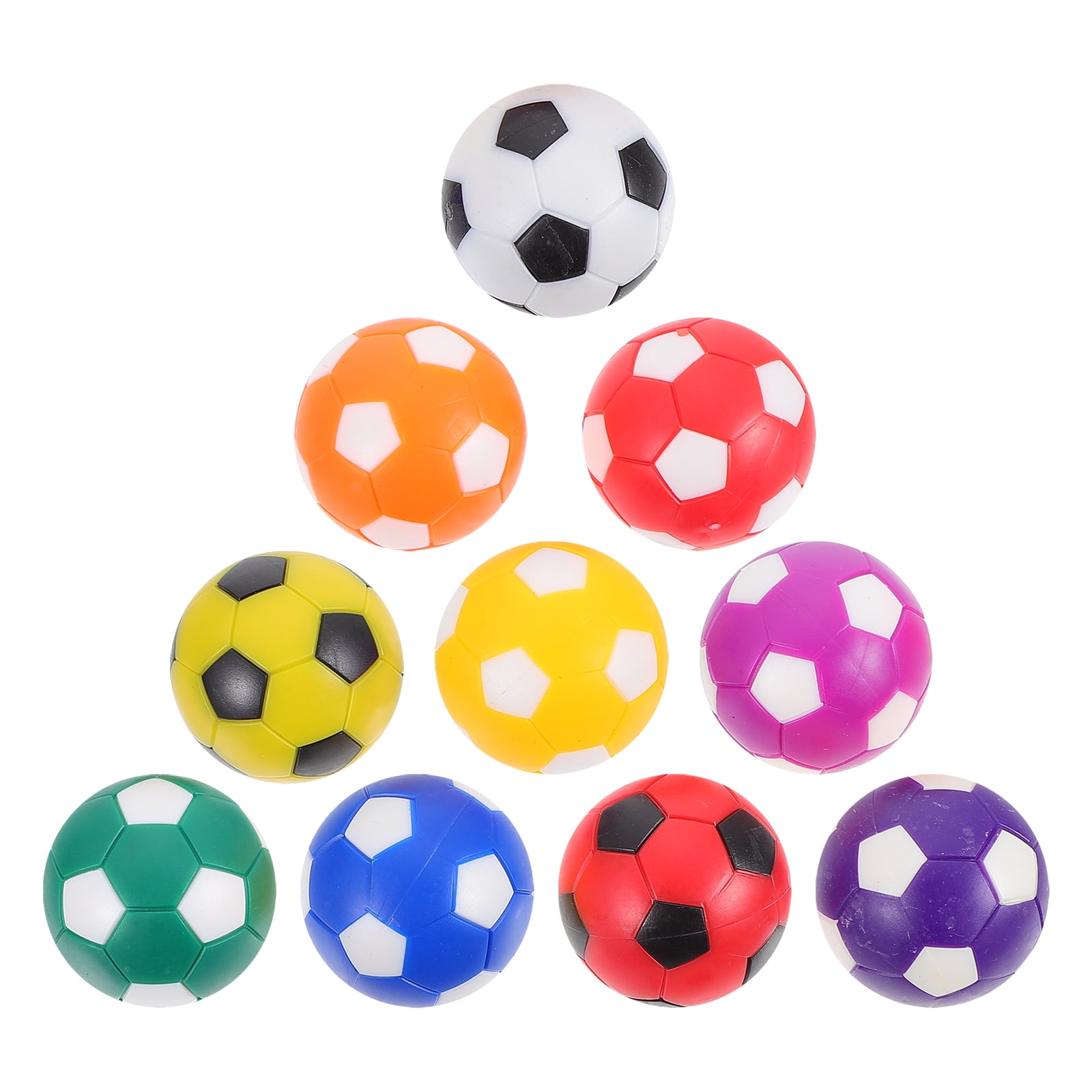 plastic balls 10pcs Colorful Foosballs Replacement Classic Tabletop