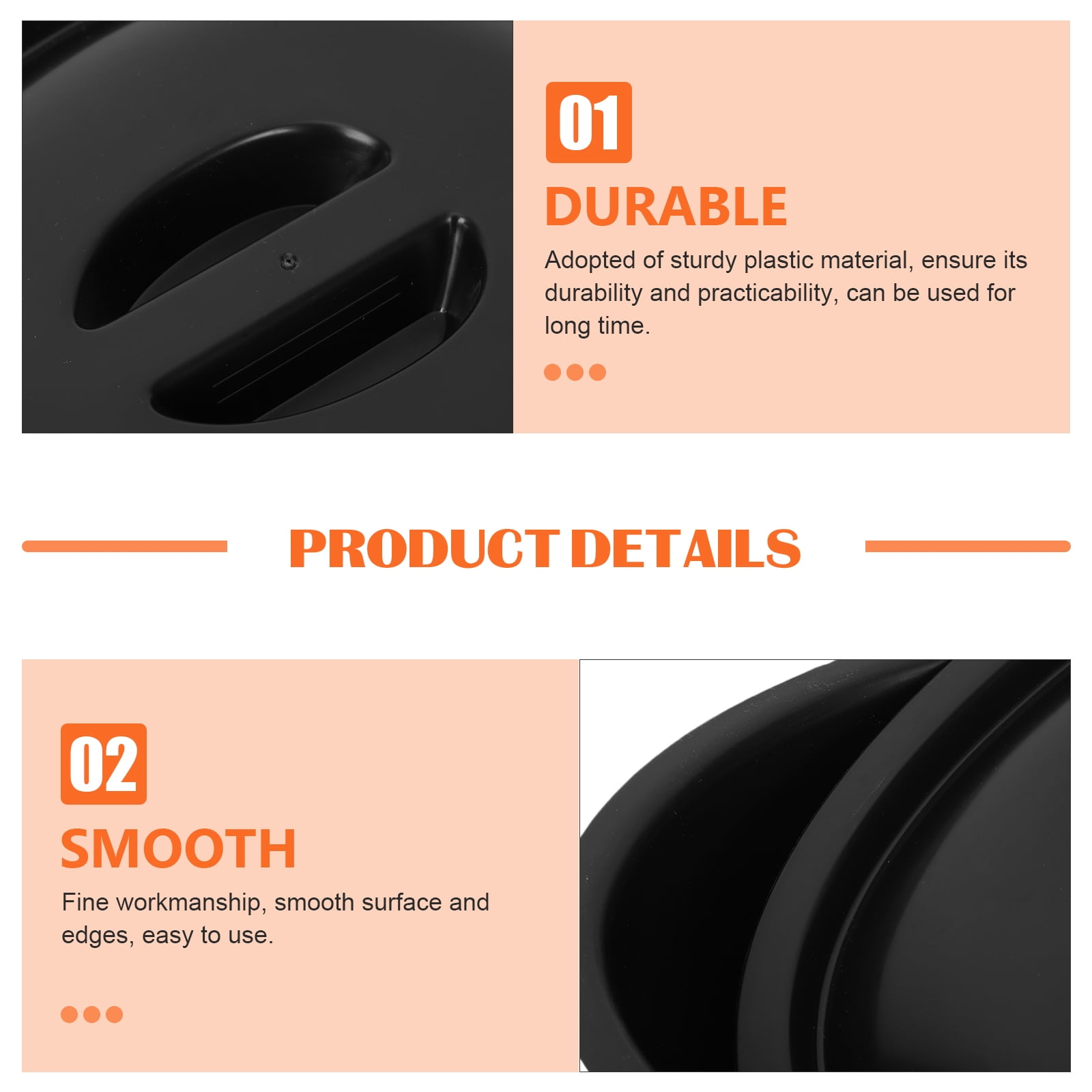 plastic chamber pot for elderly 1 Set of Chamber Pot Plastic Urinal