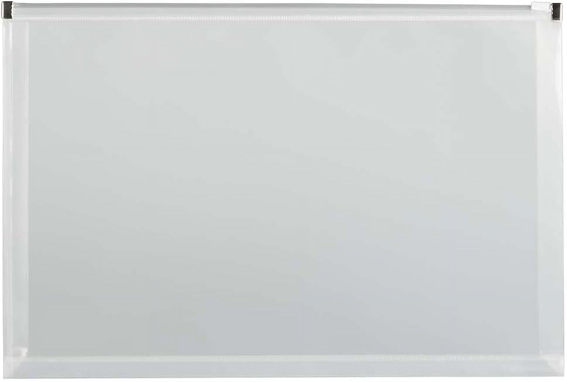 plastic envelopes with zip closure legal booklet 9 1/2 x 15 1/2