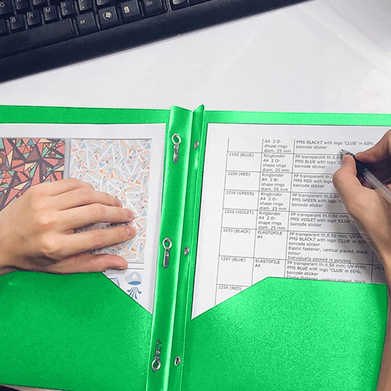 plastic folders with brads colored file folders letter size folders for