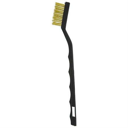 *plastic handle BRASS wire brush