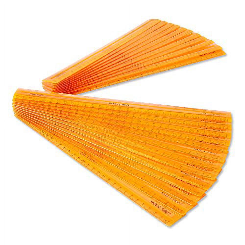 plastic safet ruler, clear rulers for kids, flexible ruler, rulers for