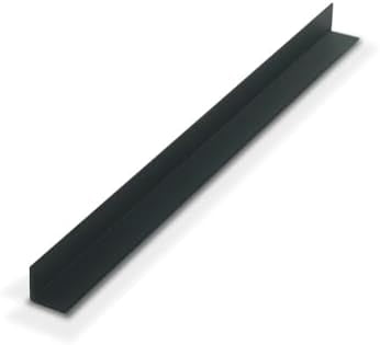 Outwater 11/16 in. D x 13/16 in. W x 36 in. L Black Styrene Plastic