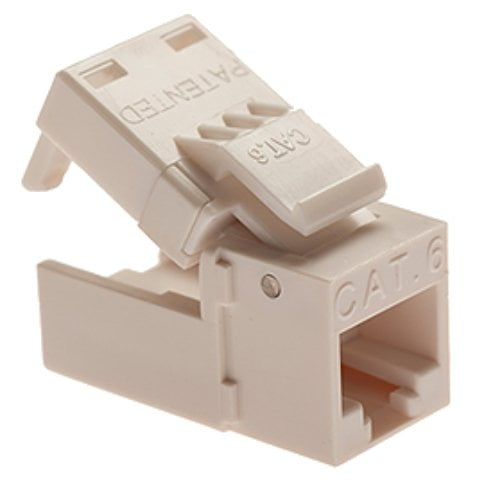 platinum tools 706yl-1  ez-snapjack cat6, ivory