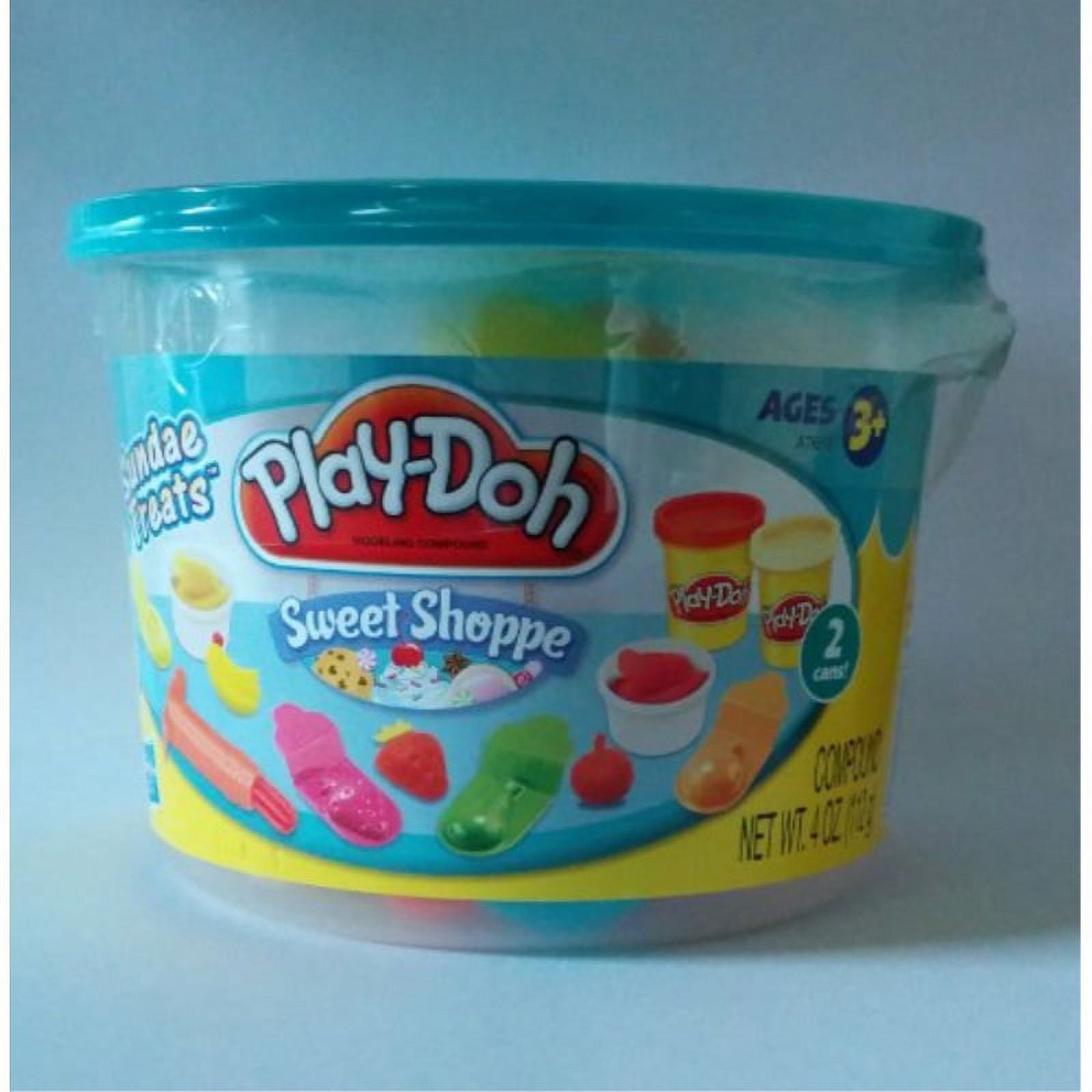playdoh sweet shoppe sundae treats 4 oz. pail