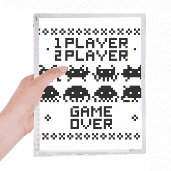 players game over little monster notebook loose diary refillable journal statiry