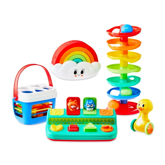Spark.Create.Imagine 5-in-1 Baby Development Play Set, 30 Pieces