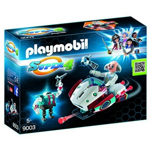 playmobil 9003 super 4 skyjet with dr. x and robot