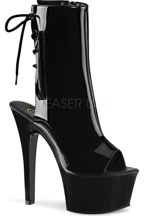 Women's Aspire 1018 Ankle Boots, Black Patent Leather, 8 M