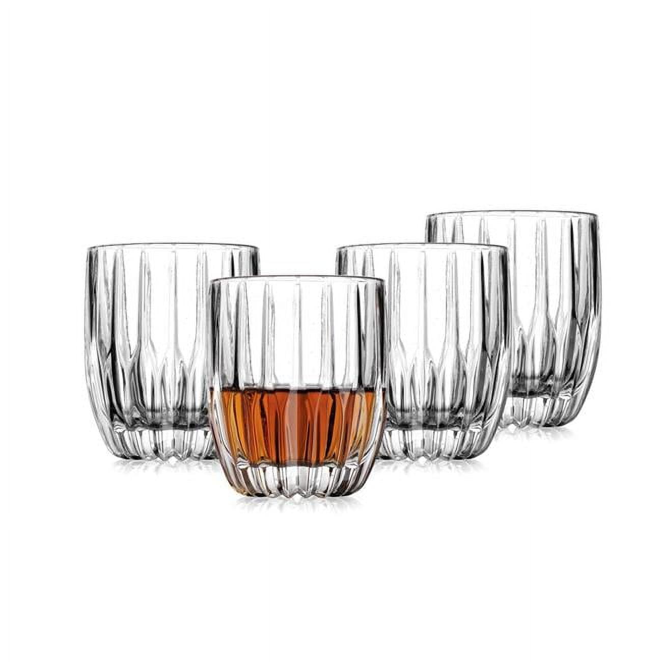 Clear Lead-Free Crystal Tapered Cylinder Beverage Glass Set