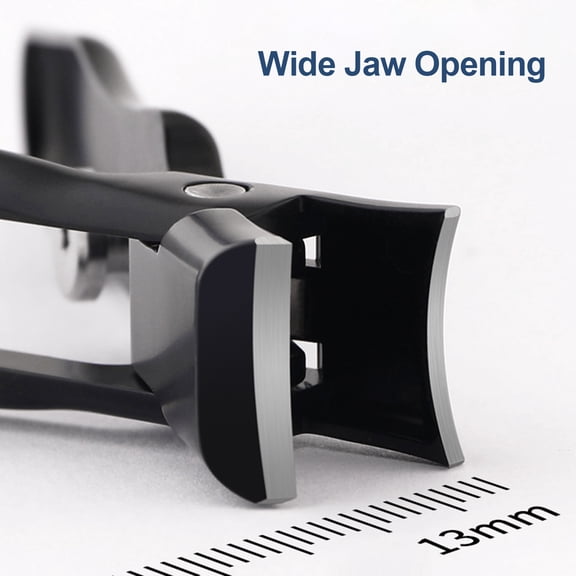 pliers,Thick Nails Wide Jaw With Catcher Thick Nails With Catcher Nail Nails Stainless Steel Toenail Clippers Jaw Toenail Curve Stainless Steel Wide 16mm Wide Leeofty