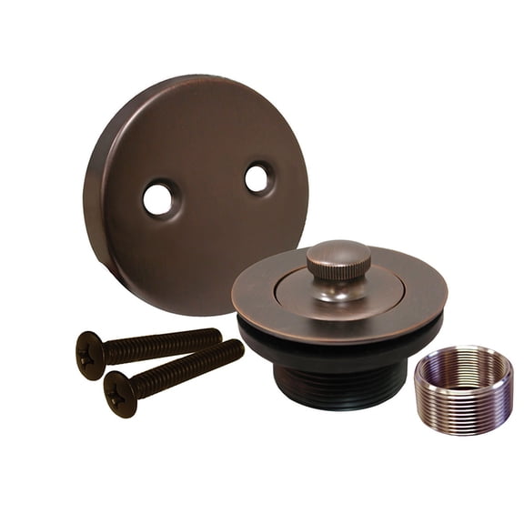 plumbest b51-55wb lift and turn bath waste conversion kit, old world bronze