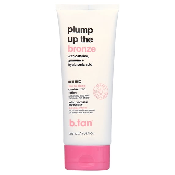 plump up the bronze... gradual tan lotion