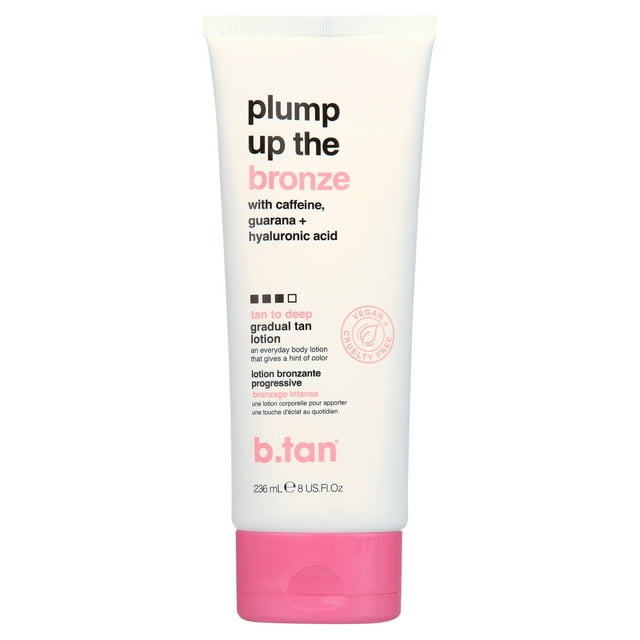 plump up the bronze... gradual tan lotion