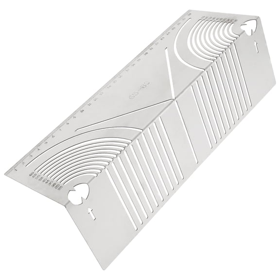 pluokvzr Angle Arc Marking Tool Versatile Accurate Steel Pipe Bend Marking Tool Easy to Use Square Steel Pipe Bend Time Saving Square Pipe Marking Welding Tool for Workers