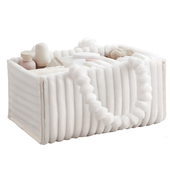 pluokvzr Baby Essentials for Newborn Baby Diaper Organiser Portable Diaper Changing Organiser Nursery Storage Basket for Boys Girls Newborn