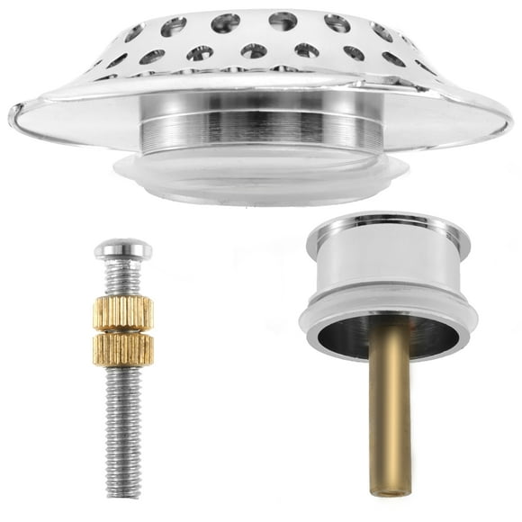 pluokvzr Bath Plug Height Adjustable Pop Up Bathtub Drain Stopper Anti Clogging Bath Tub Drain Plug Bathtub Drain Strainer Rustproof Tub Drain Plug Tub Drain Stopper for Bathroom Home