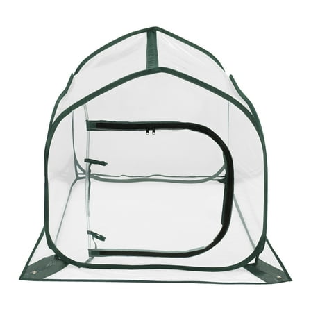pluokvzr Mini Greenhouse for Indoor Outdoor Transparent Foldable Plant Greenhouse Large Space Heat Preservation Flowers Greenhouse With Zipper Closure for Backyard Gardens