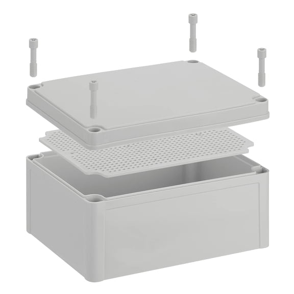 plus Plastic Junction Box, IP67 Dustproof&Waterproof DIY Box, Durable Electrical Project Enclosure, 8 x 6 x 4 inch