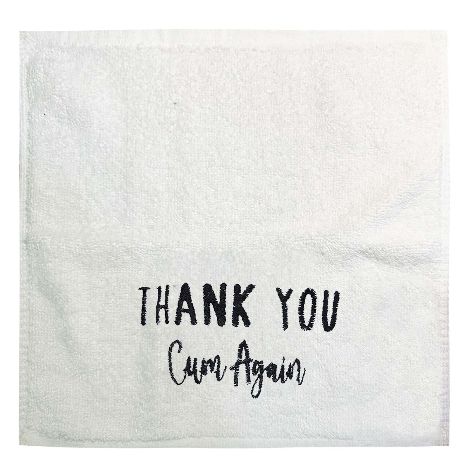 plus Size Bath Towels Embroidery Spoof Small Square Towel Spoof