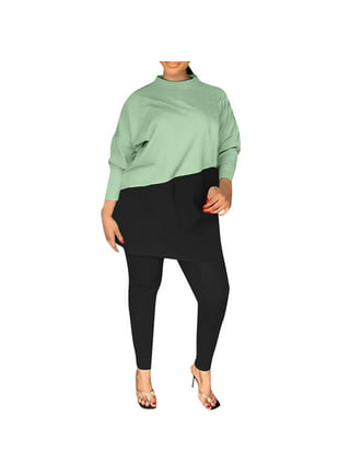NKOOGH Dressy Pant Suits for A Wedding Guest Womens Plus Pants Ends Cropped  Women'S Trousers High-Waisted Color With Split Solid Plus Size Pants 