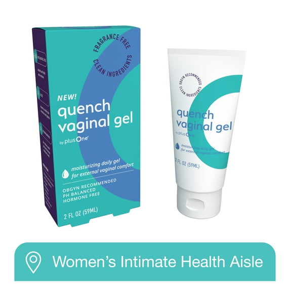 plusOne Hydrating Quench Vaginal Gel, 2.0 fl oz