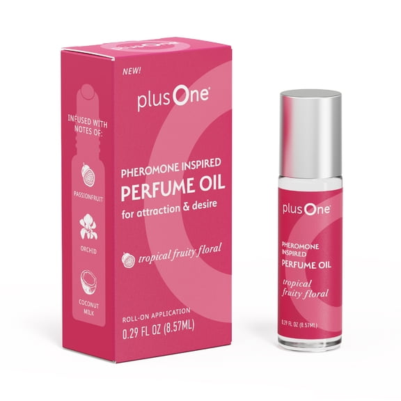 plusOne Pheromone Inspired Perfume Oil Tropical Fruity Floral