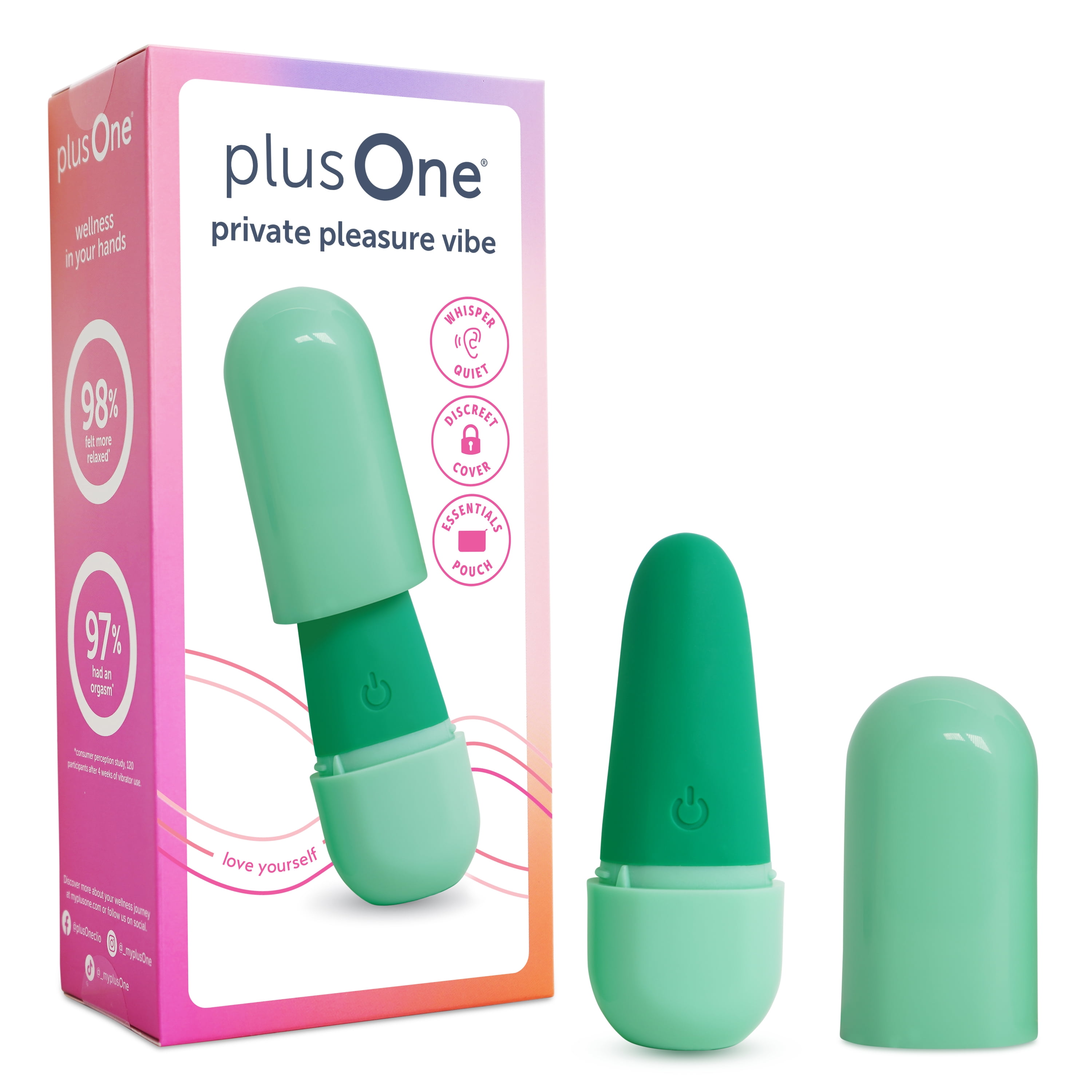 Customer reviews for plusOne Private Pleasure Vibrator, Whisper-Quiet,  Rechargeable
