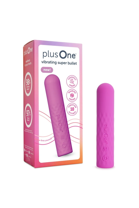 SUPER Bullet Vibrator with Warming Heat Setting, 10 Vibration Settings, Waterproof