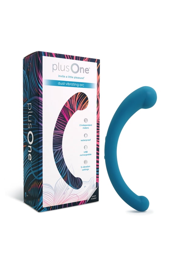 Vibrating Dual Arc Massager, 10 Vibration Settings,& Waterproof